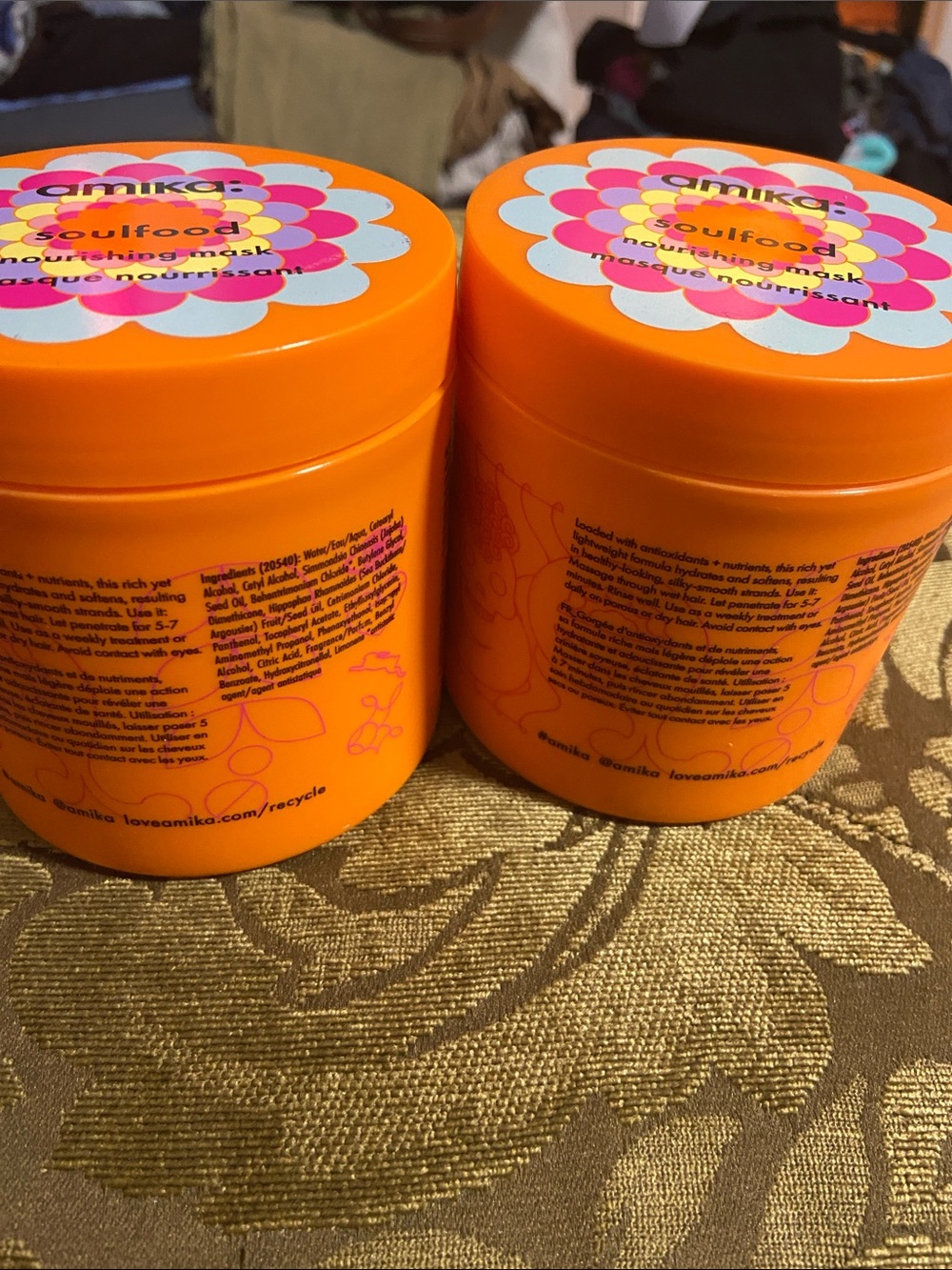amika Orange Soulfood Nourishing Mask Duo - Picture 2 of 3